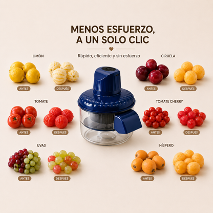 Peladora de frutas y verduras eléctrico | Pela rápido, sencillo y sin esfuerzo